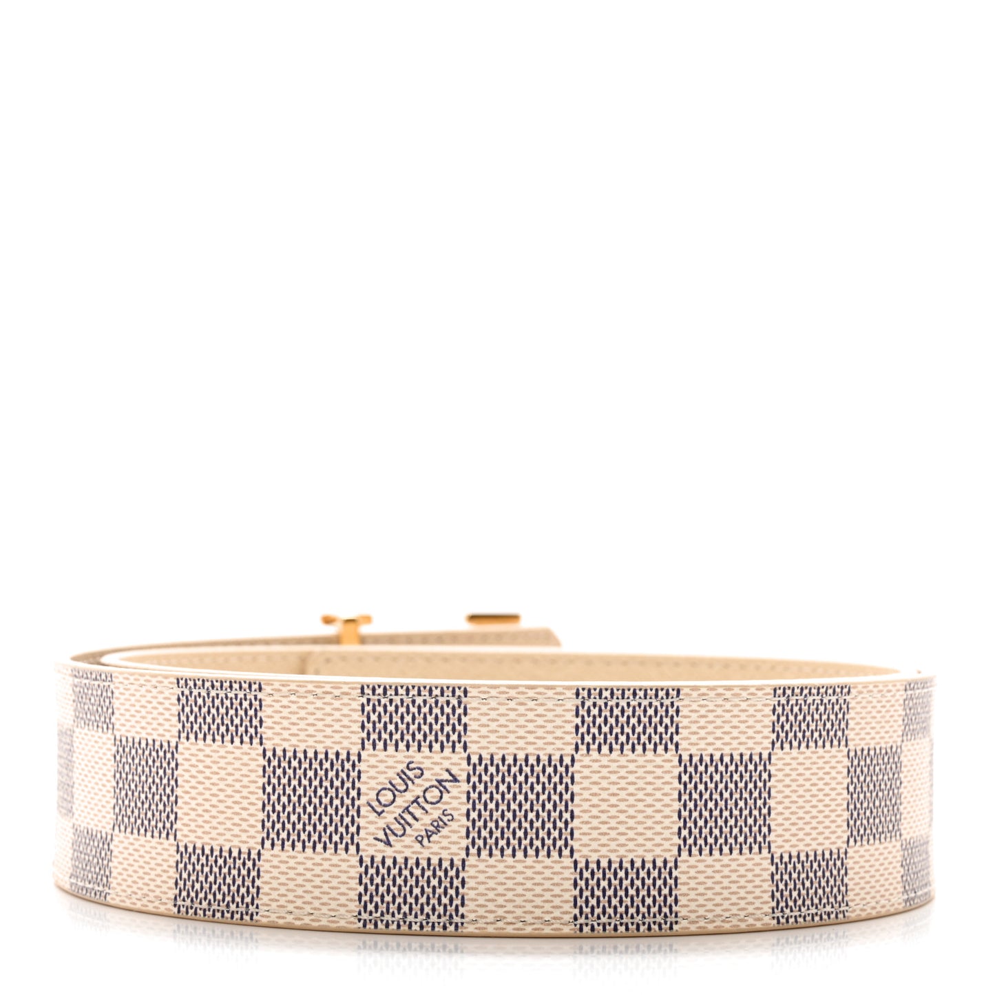 Damier Azur LV Initiales Belt 80 32
