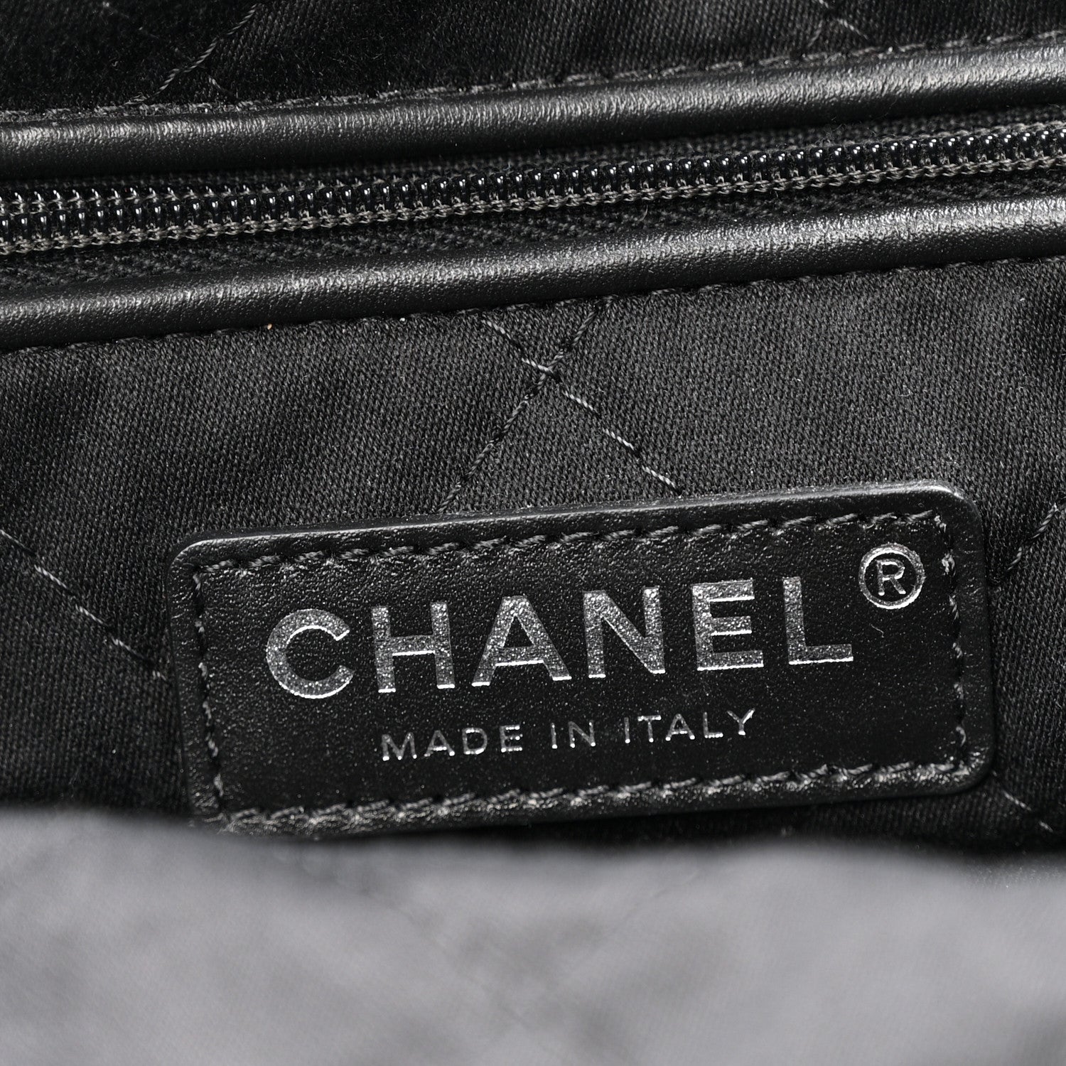 Chanel Denim Quilted Floral Print Small Chanel 22 Black 7 of 12
