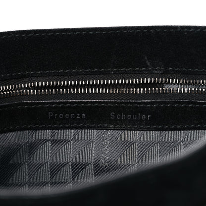 Proenza Schouler Suede Tiny PS1 Satchel Black 5 of 17