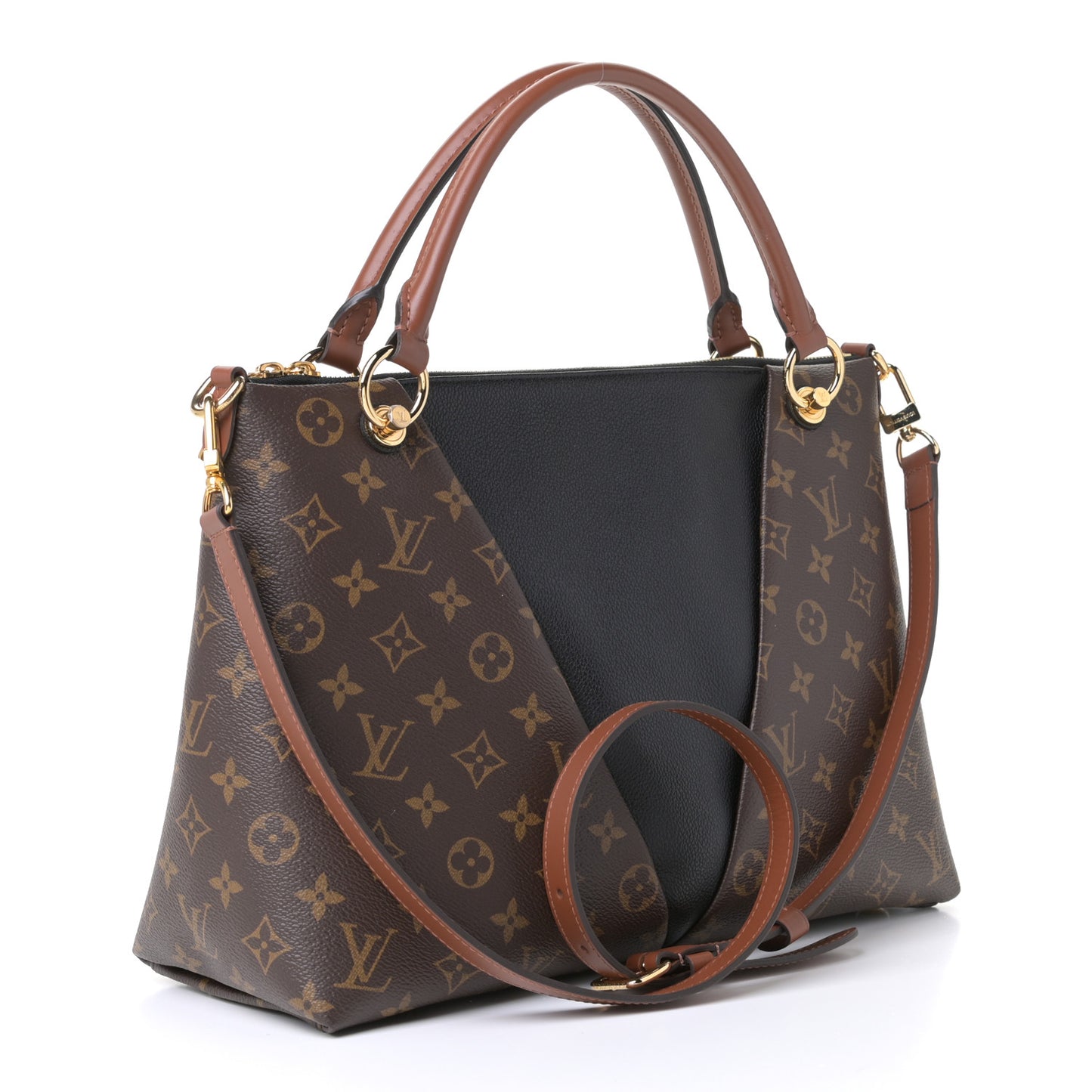 Monogram V Tote MM Black