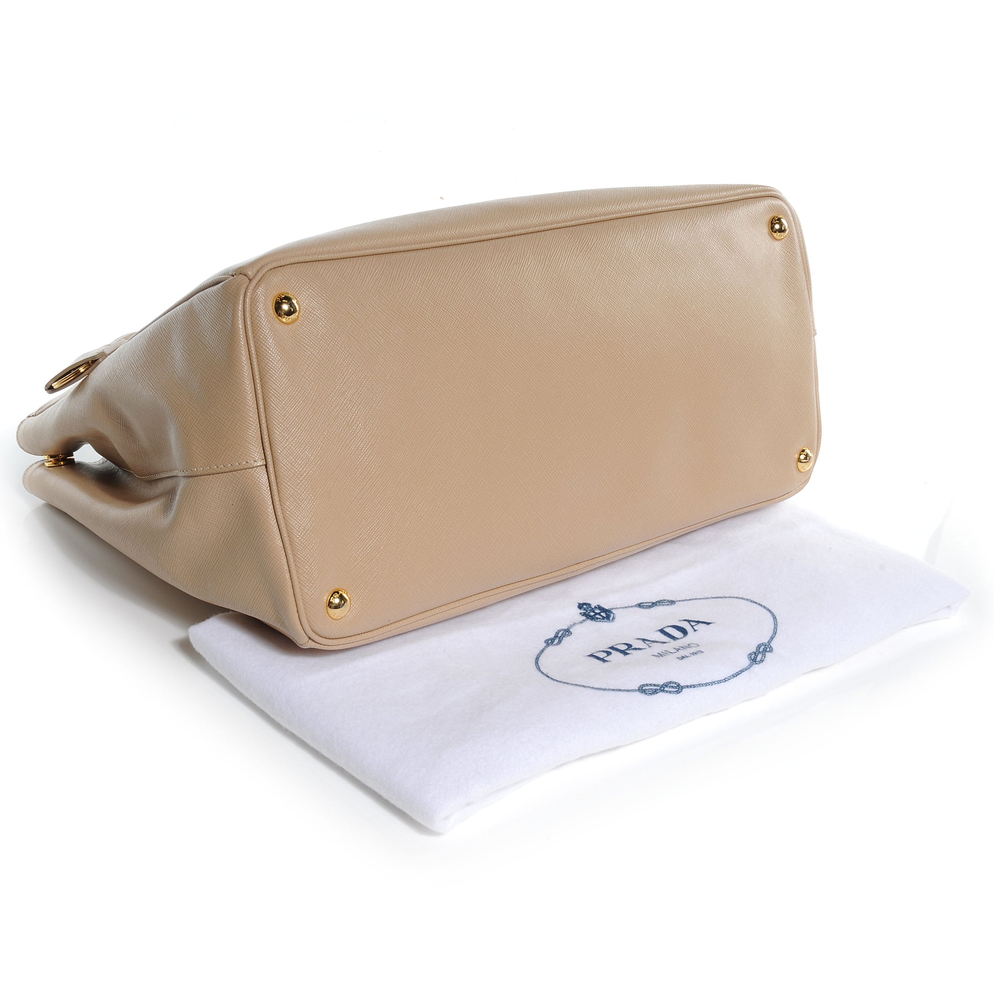 Prada Saffiano Lux Large Tote Sabbia 4 of 10