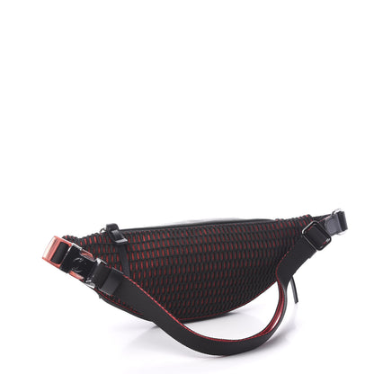 Christian Louboutin Calfskin Pyramid Embossed Parisnyc Belt Bag Black 2 of 8
