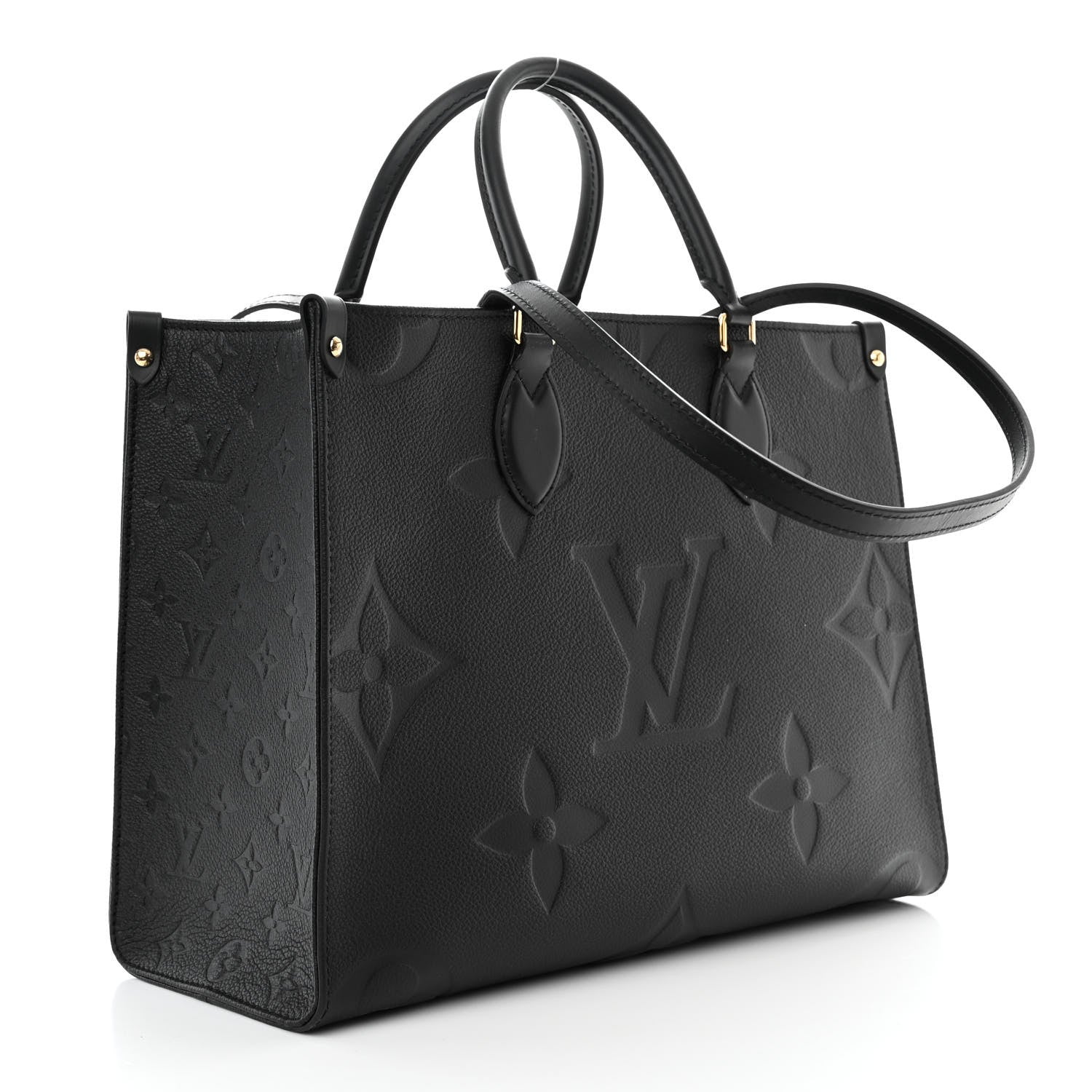 Louis Vuitton Empreinte Monogram Giant Onthego MM Black 3 of 9