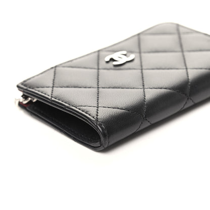 Chanel Lambskin Quilted Key Holder Case Black 8 of 9