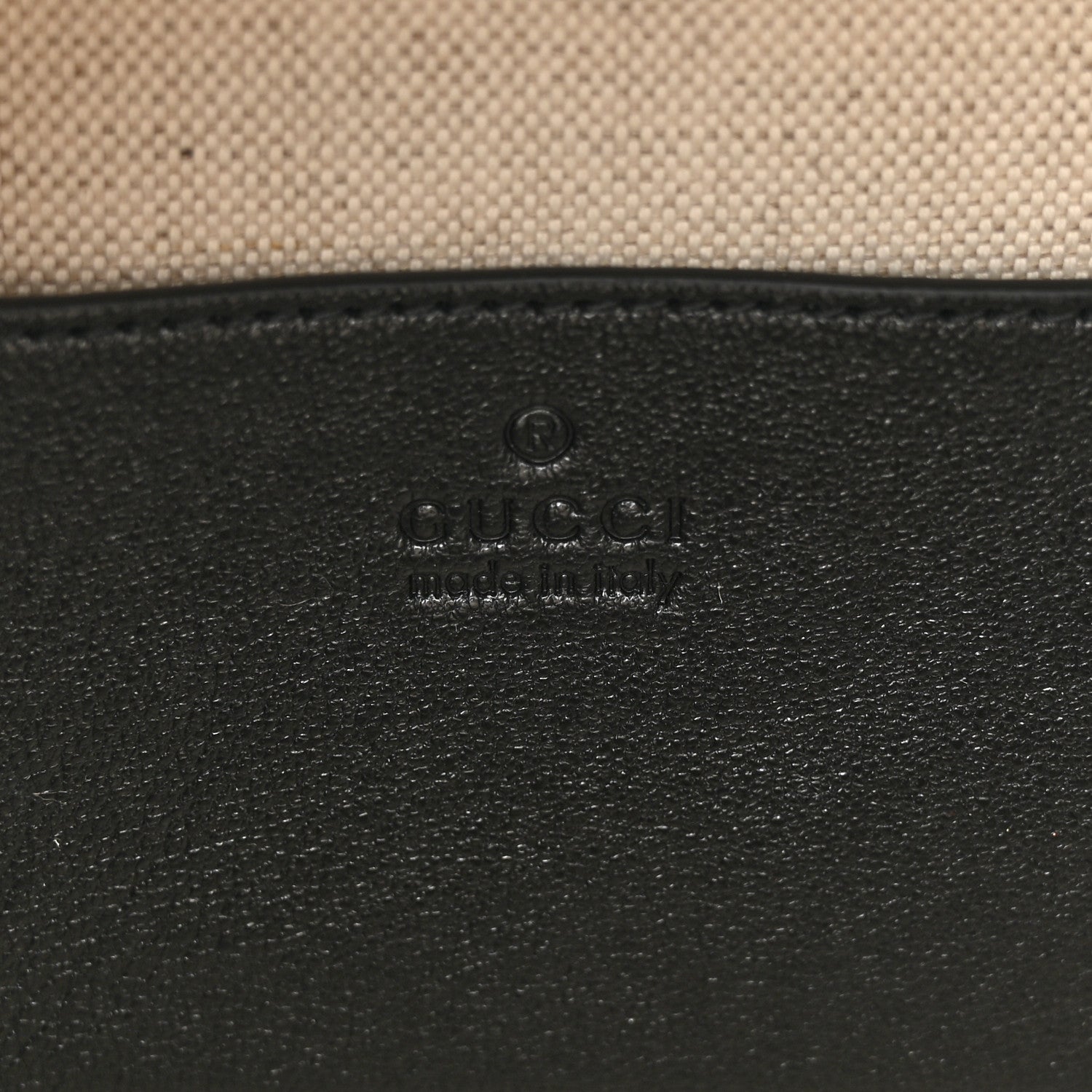 Gucci Sakai Be Green Calfskin Diagonal Stitched Blondie Top Handle Bag Black 6 of 11