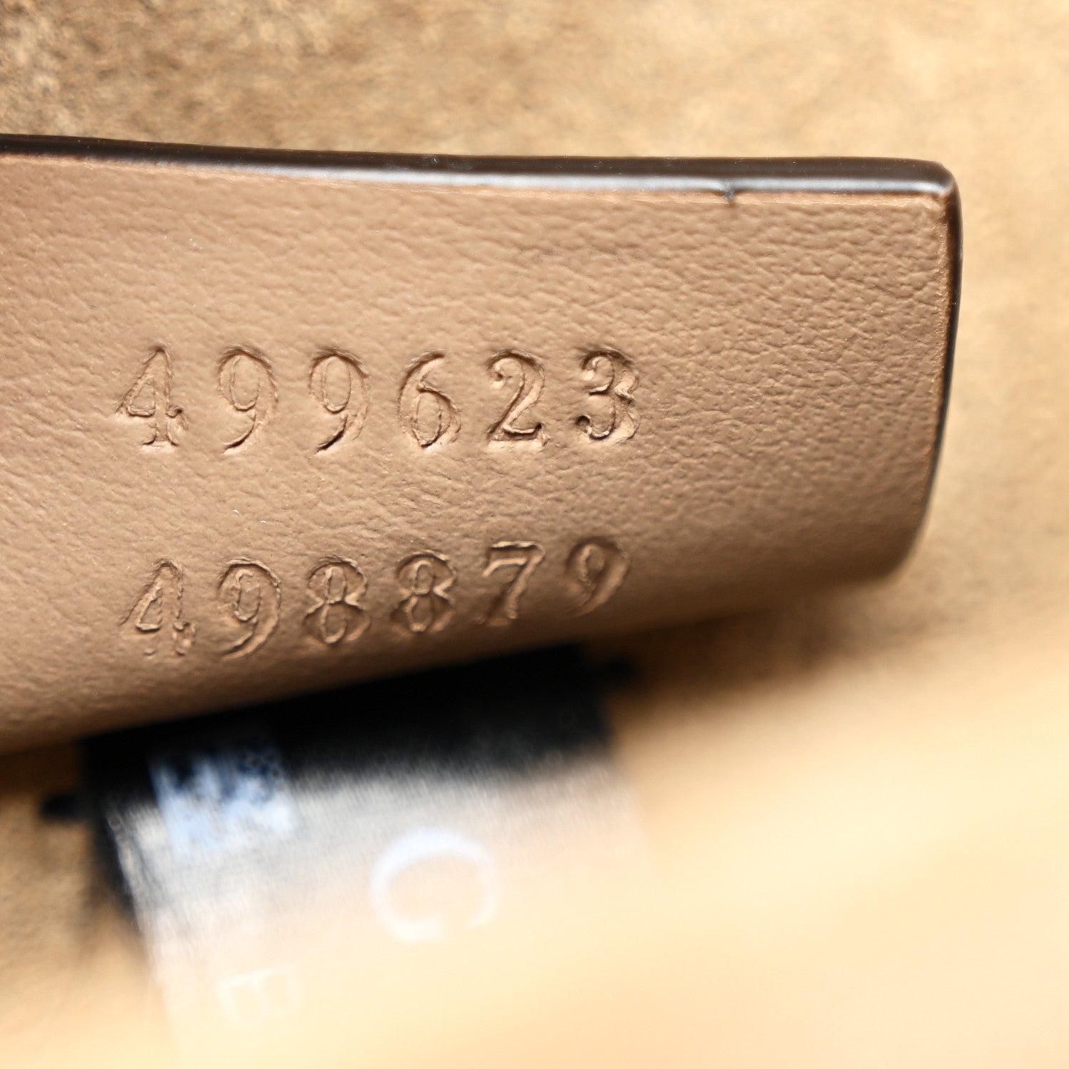 Gucci GG Supreme Monogram Suede Crystal Small Dionysus Shoulder Bag Beige Ebony Taupe 7 of 12