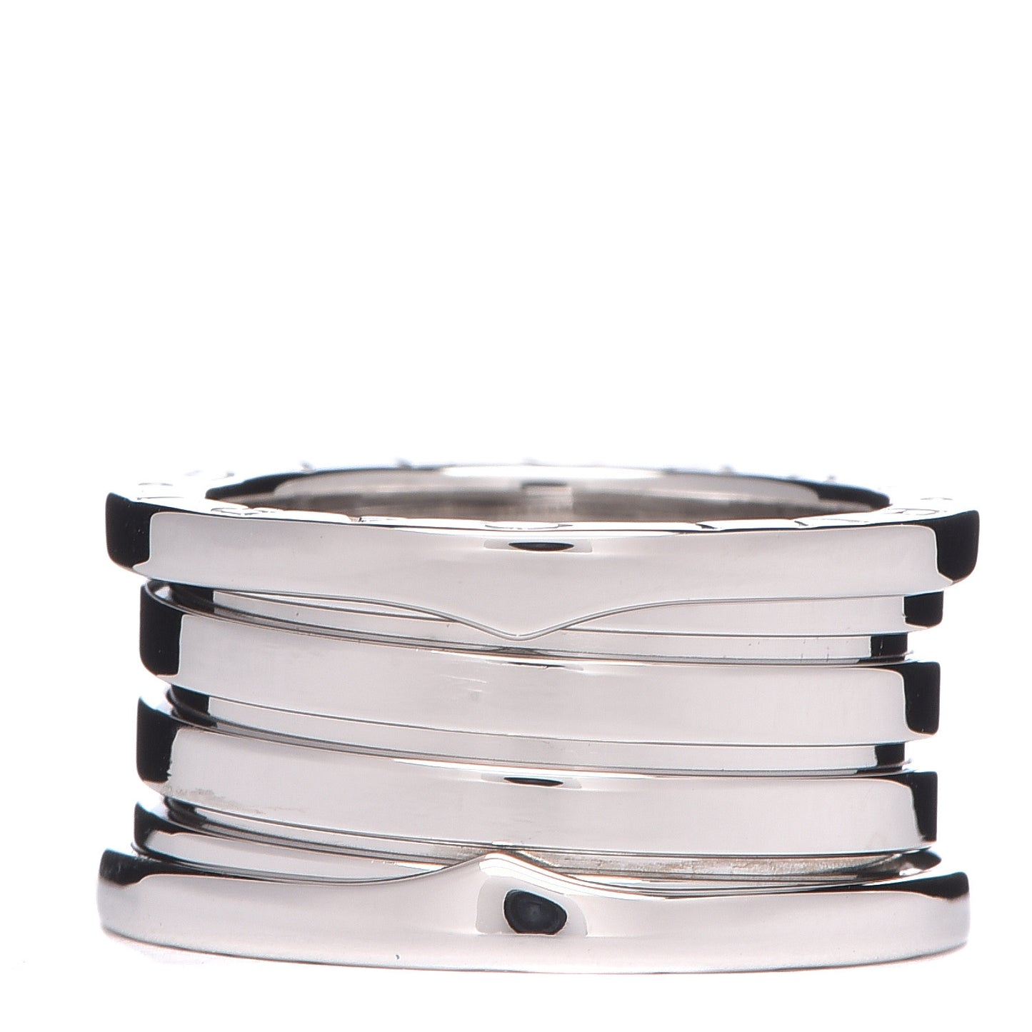 18K White Gold B.Zero1 Four-Band Ring 50 5.25