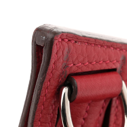 Hermes Taurillon Clemence Jypsiere 28 Rouge Casaque 13 of 15
