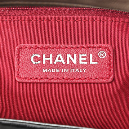Chanel Aged Calfskin Quilted Medium Gabrielle Hobo Beige Black 6 of 13