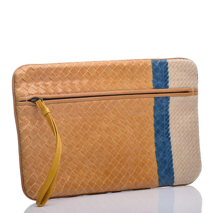 Bottega Veneta Nappa Intrecciato Wristlet Zip Pouch 3 of 13