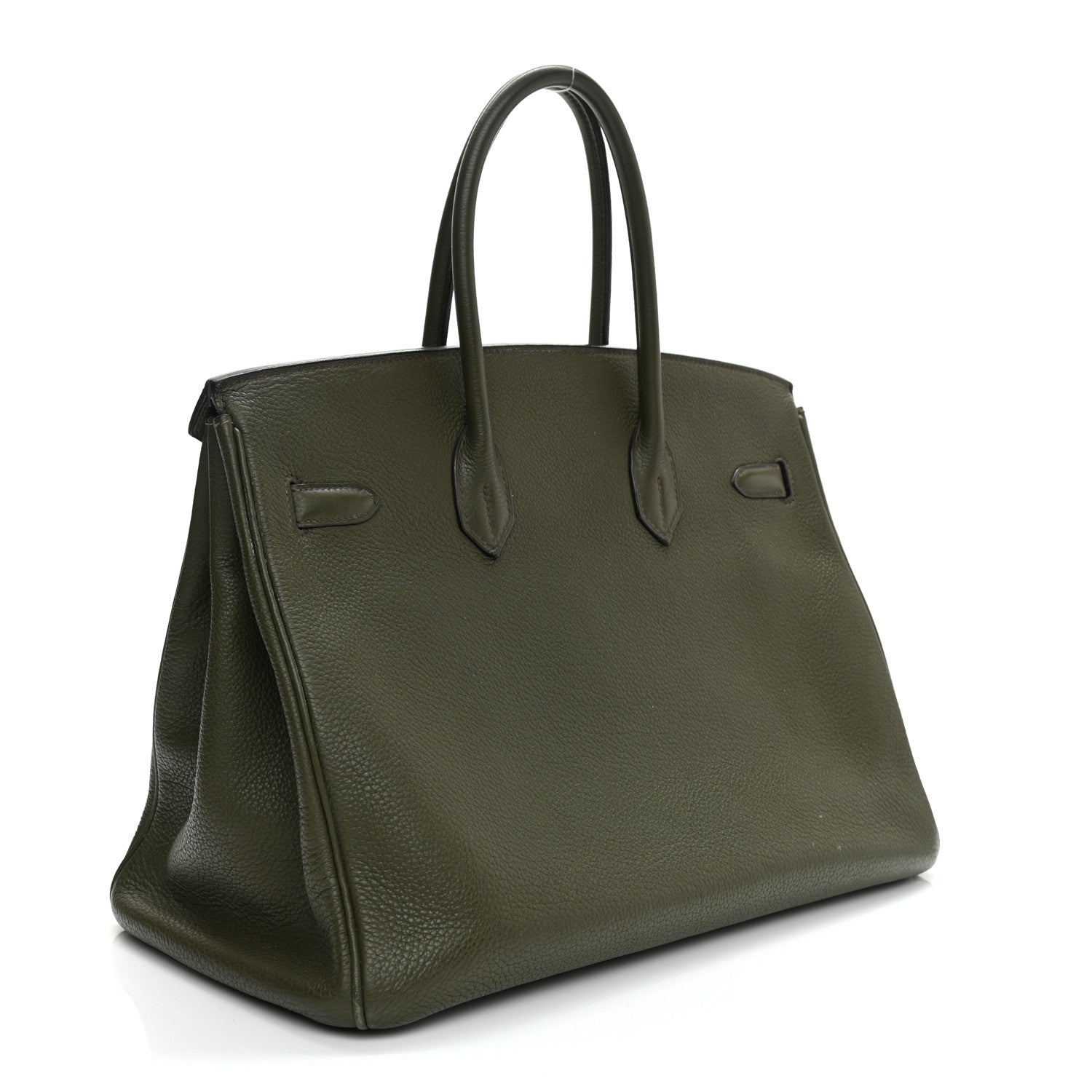 Hermes Taurillon Clemence Birkin 35 Vert Veronese 2 of 17