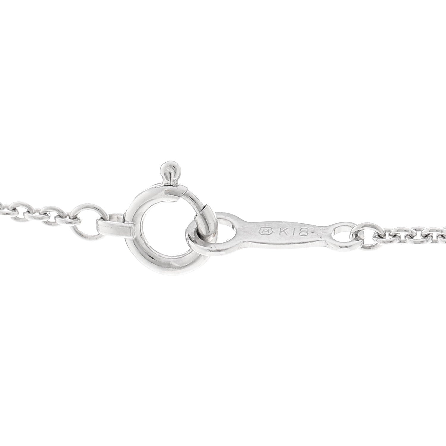 Mikimoto 18K White Gold Diamond South Sea Pearl Three Pearl Drop Necklace 4 of 4