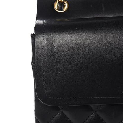 Chanel Lambskin Quilted Jumbo Double Flap Black 11 of 16