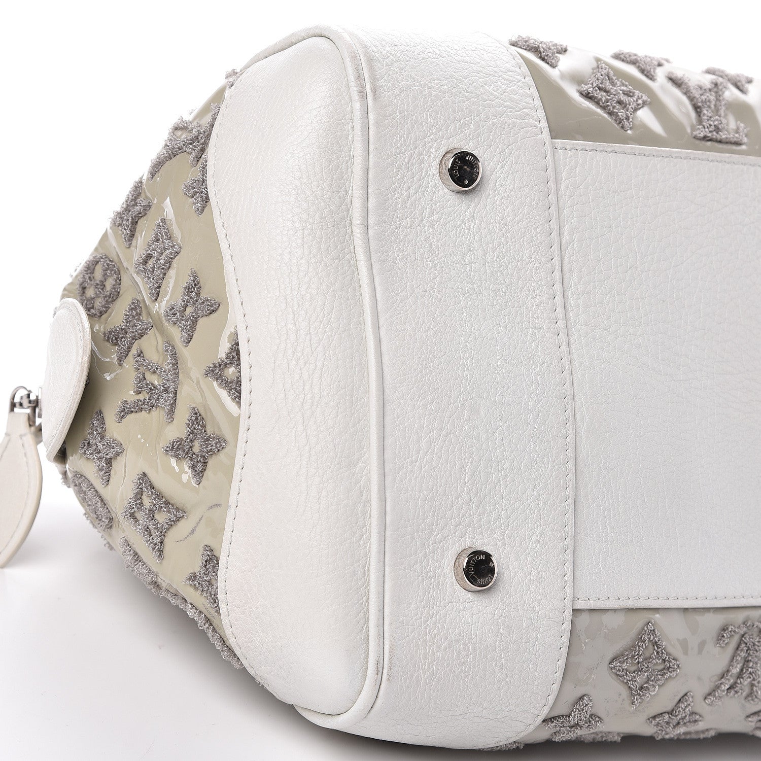 Louis Vuitton Monogram Bouclettes Speedy Round Perle 8 of 9