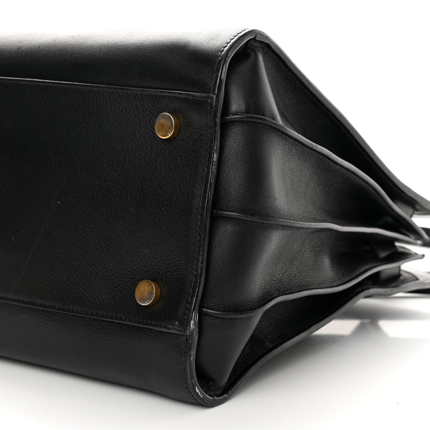 Calfskin Small Sac De Jour Black