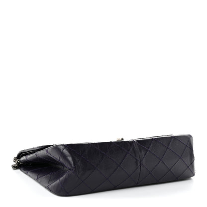 Chanel Aged Calfskin Quilted 2.55 Reissue 225 Flap Purple 4 of 10
