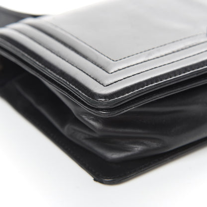 Chanel Calfskin Medium Boy Flap Black 9 of 19