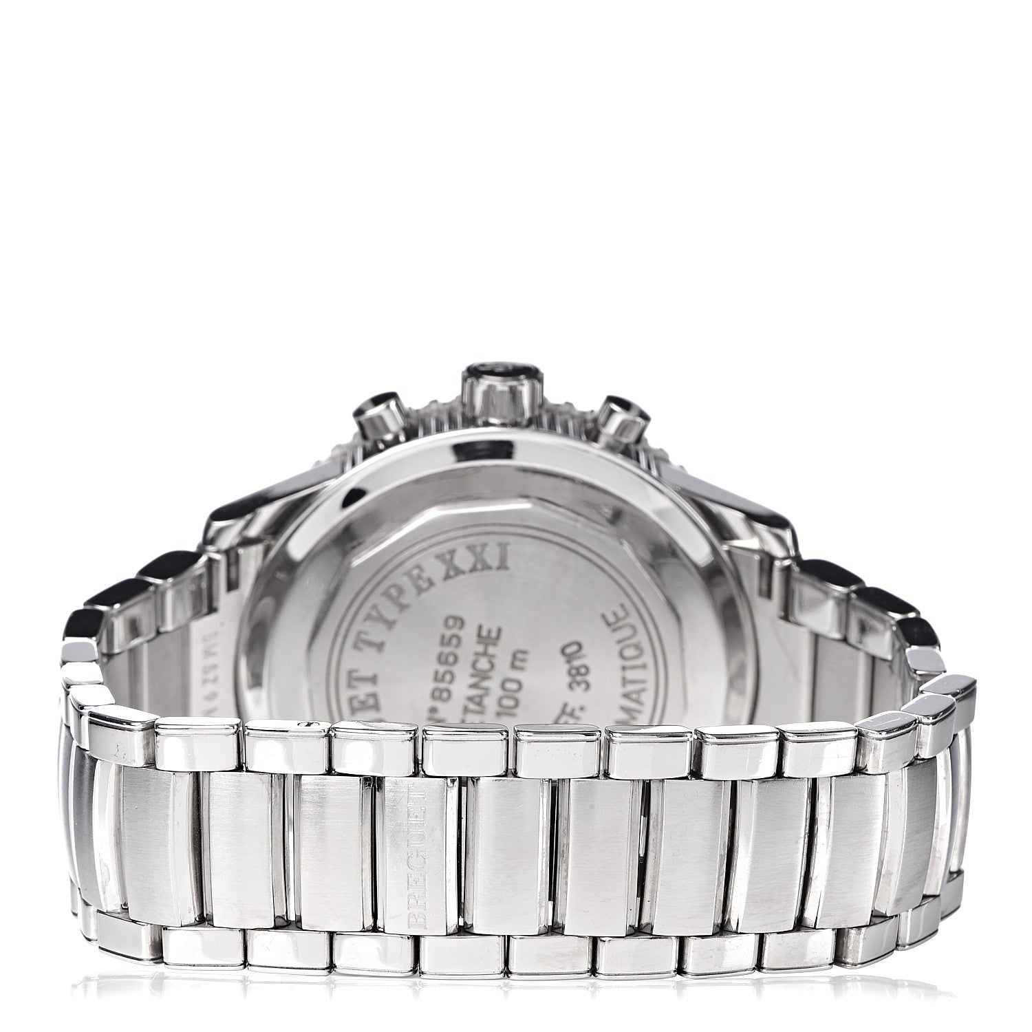 Breguet Stainless Steel 42mm Type XXI Transatlantique Flyback Chronograph Automatic Watch Ruthenium 3810ST/92/SZ9 4 of 7