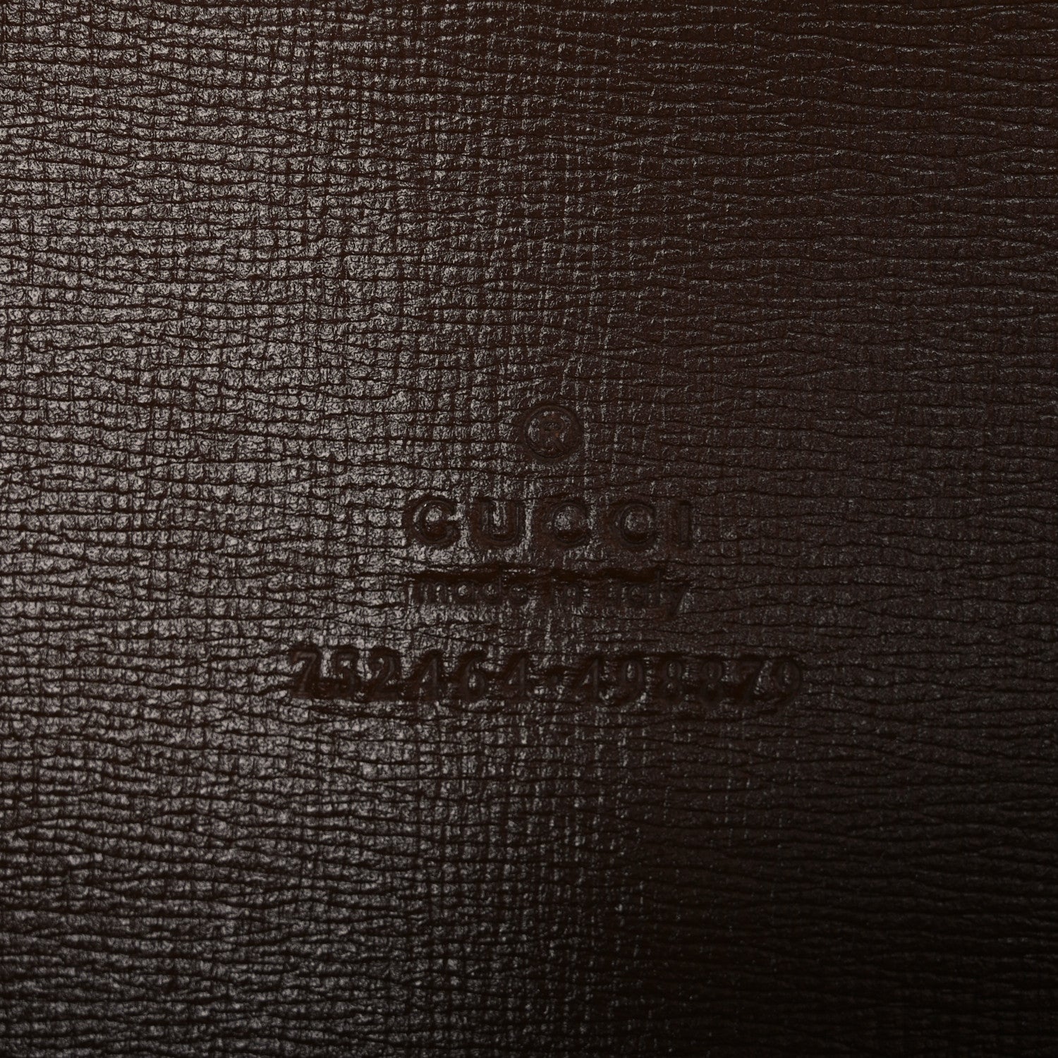 Gucci GG Supreme Monogram Calfskin Watch Travel Case Beige Ebony Brown Sugar 7 of 10