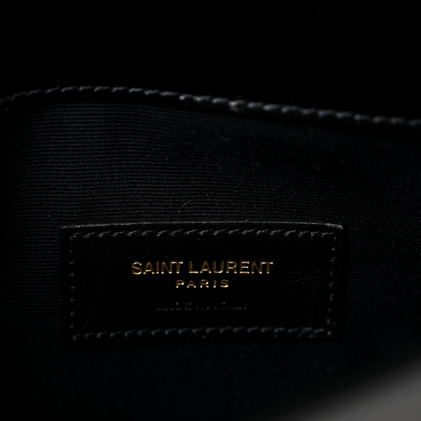 Smooth Shiny Calfskin Monogram Uptown Pouch Black