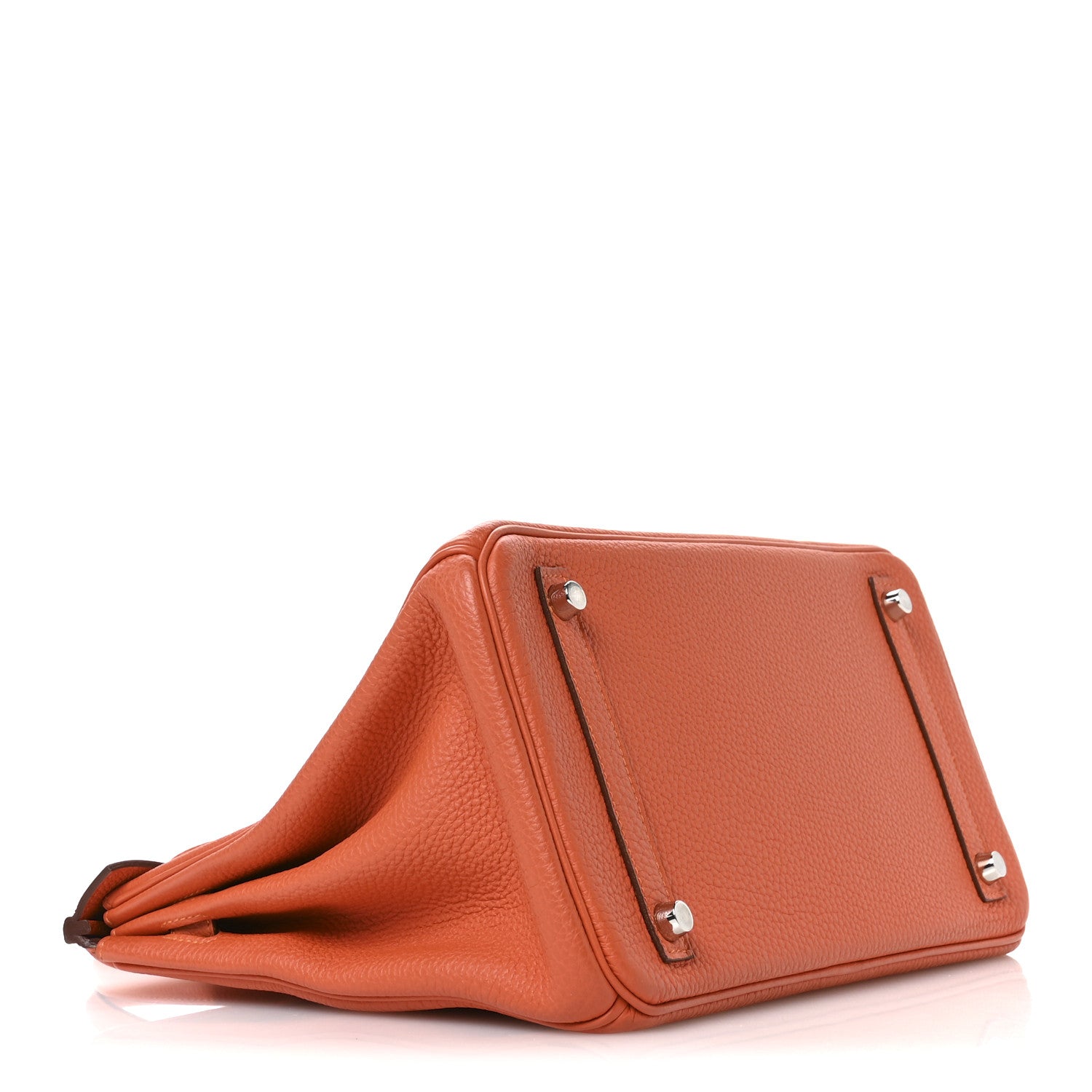 Hermes Togo BIRKIN 30 Orange 4 of 10