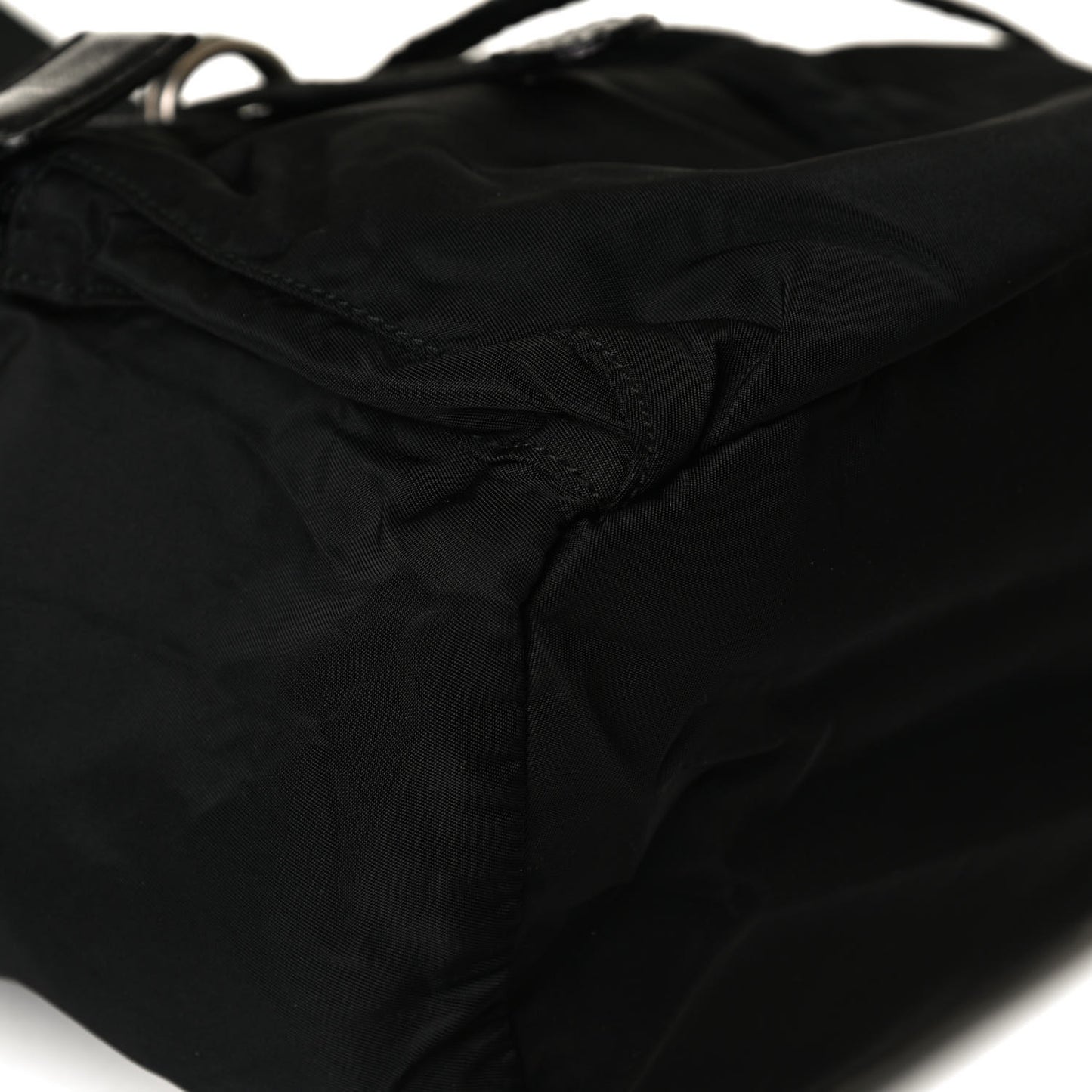 Nylon Vela Mini Cinch Backpack Black