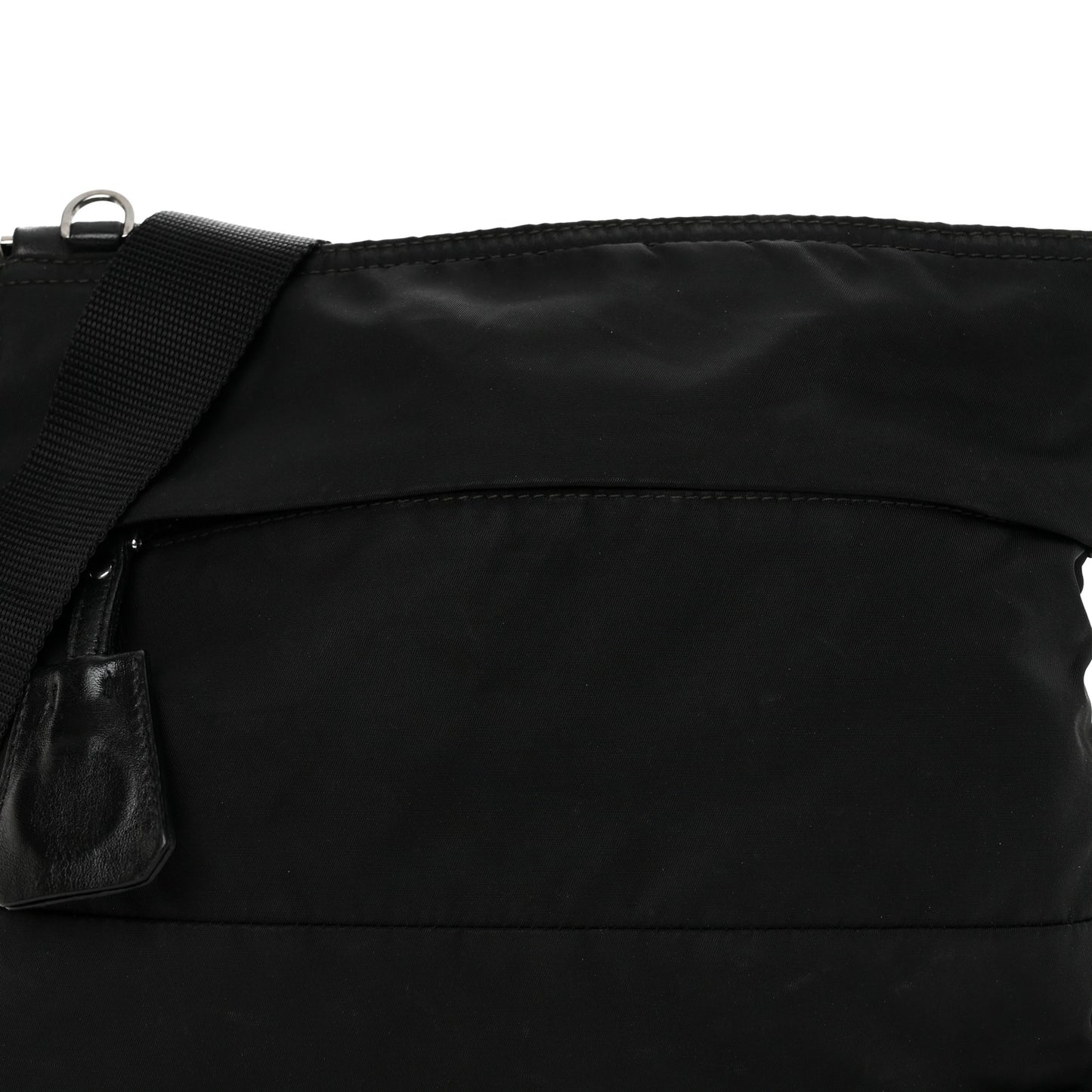 Tessuto Nylon Vela Messenger Bag Black