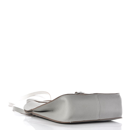Hermes Taurillon Clemence Halzan 31 Gris Perle 6 of 17