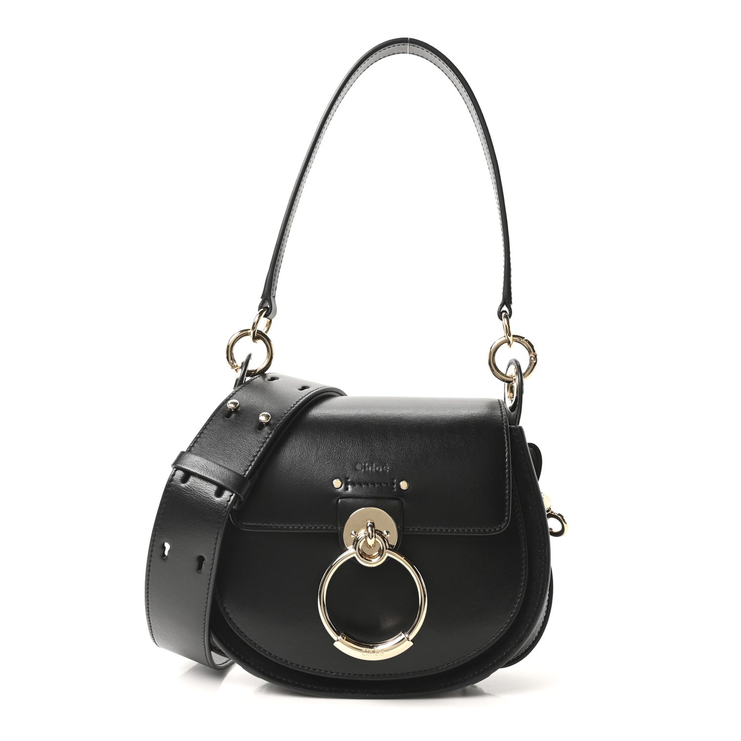 Calfskin Small Tess Bag Black
