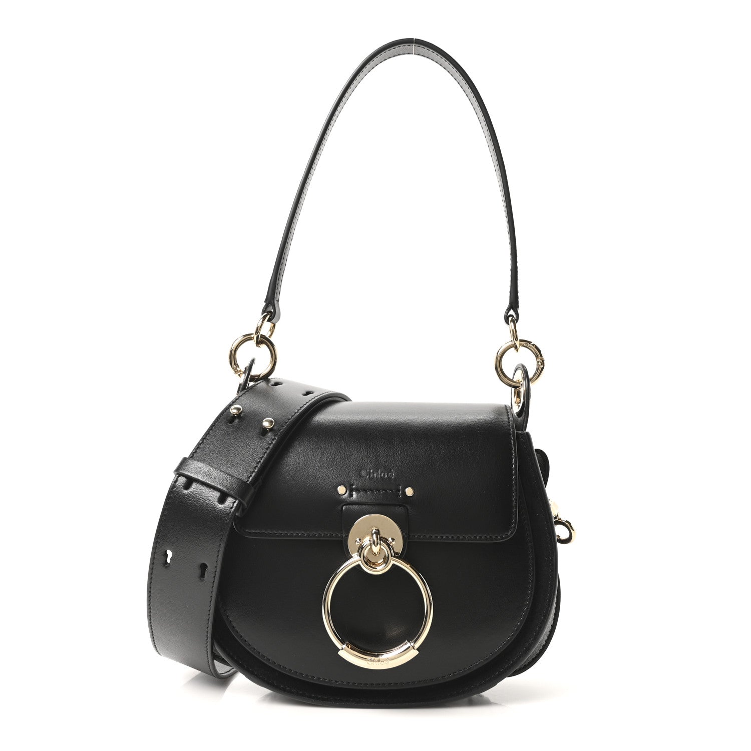 Chloe Calfskin Small Tess Bag Black 1 of 9