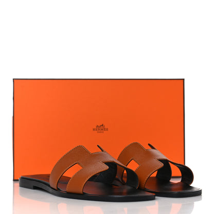Hermes Epsom Oran Sandals 39 Naturel 8 of 8