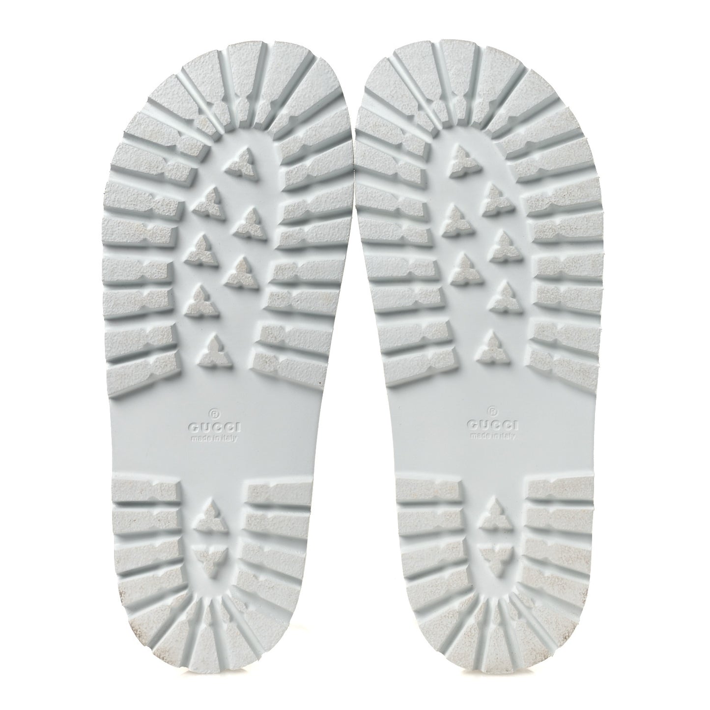 Rubber Web Mens Lug Sole Slide Sandals Great 10 White Green Red