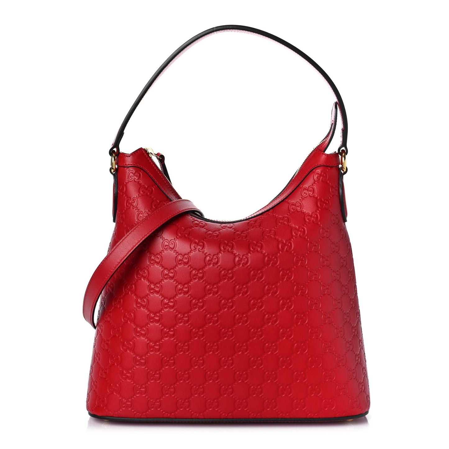 Guccissima Linea A Hobo Red