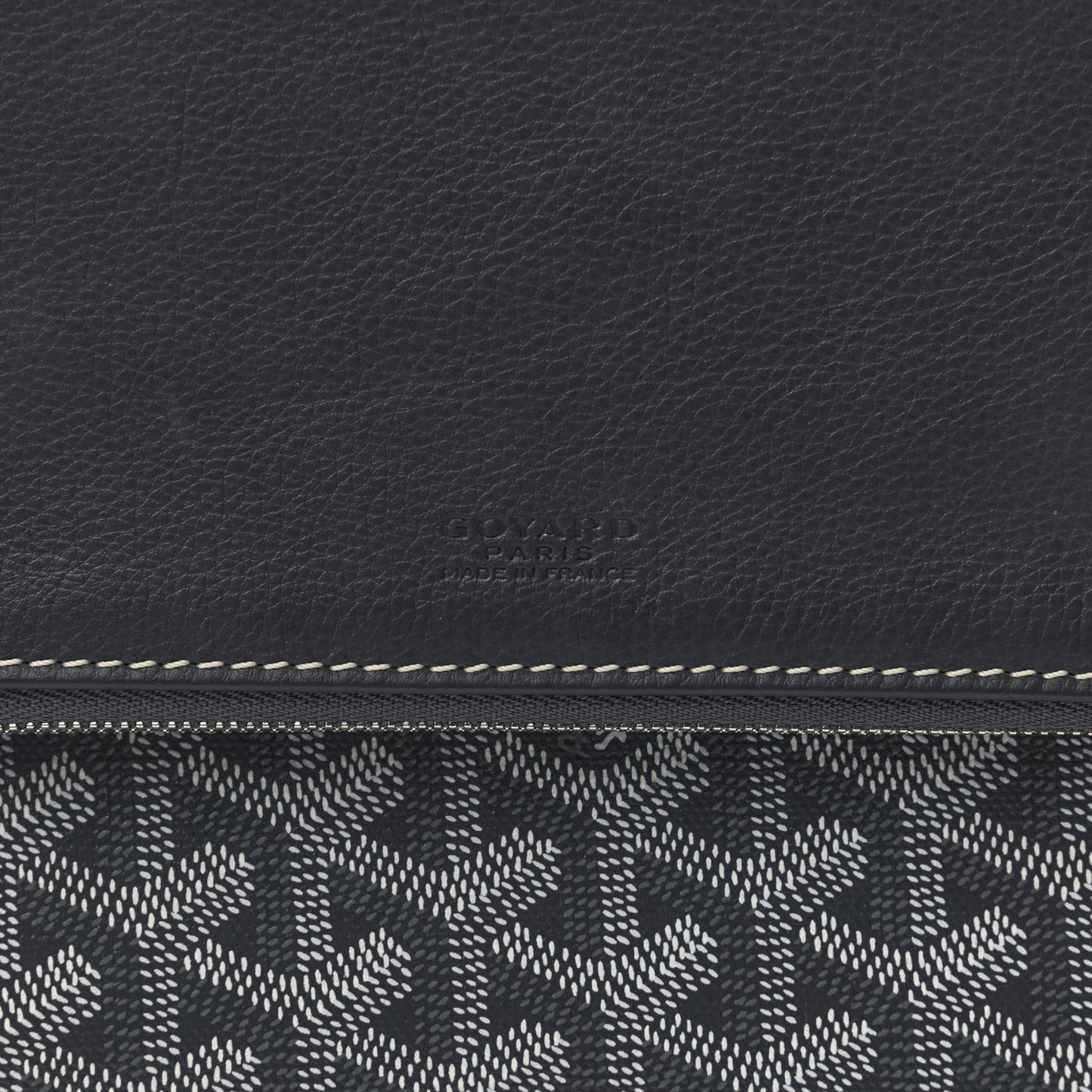 Goyardine Sainte Marie Soft Clutch Grey