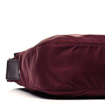 Prada Nylon Vela Messenger Bag Granato 5 of 9