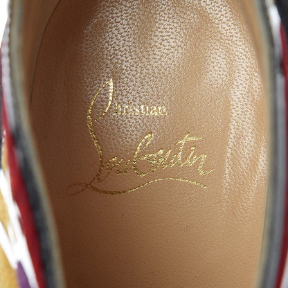 Christian Louboutin Velvet Mariposa Ankle Boots 37 Black 9 of 17