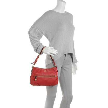 Gucci Leather Capri Shoulder Bag Red 2 of 8