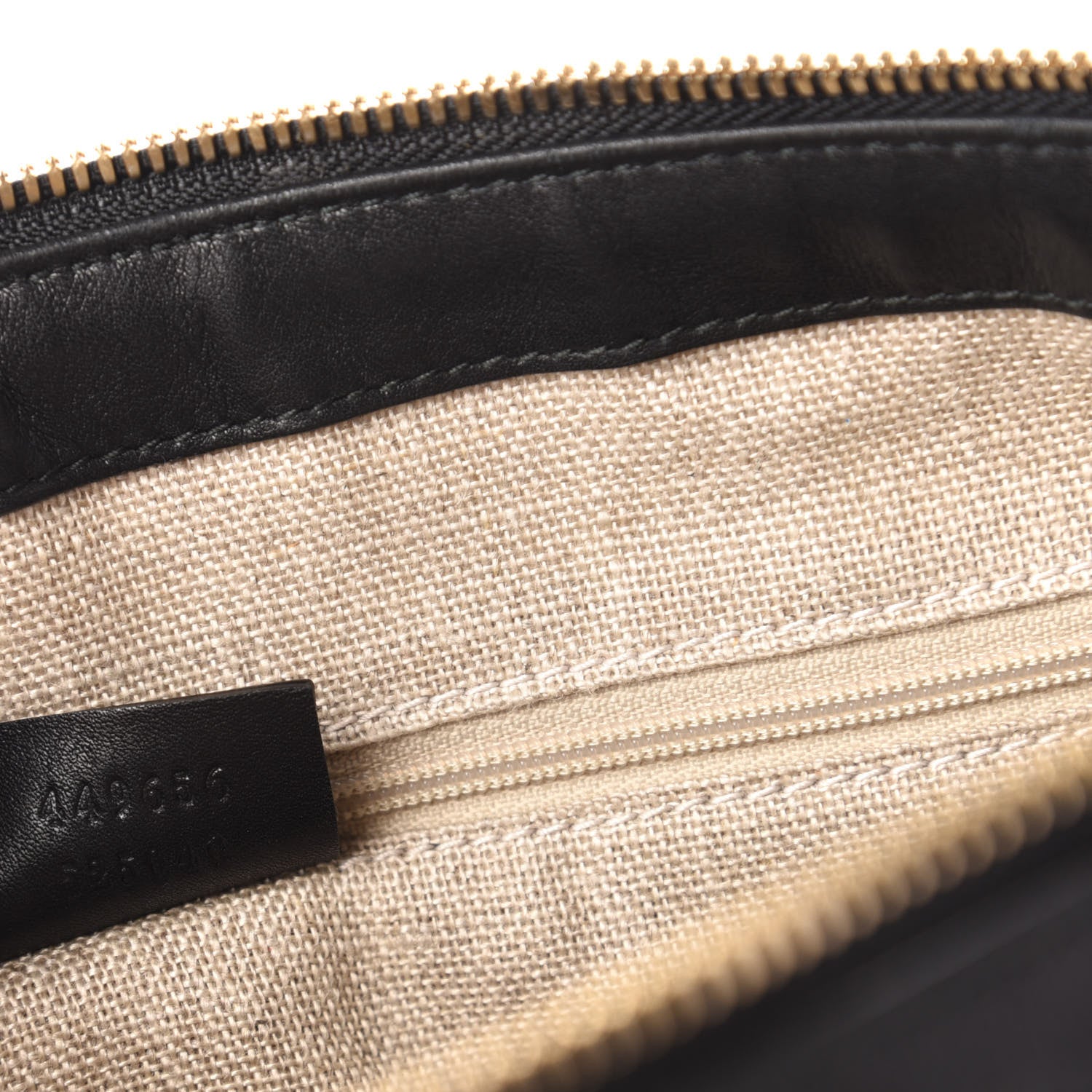 Gucci Soft Microguccissima Small Zippered Satchel Black 9 of 10