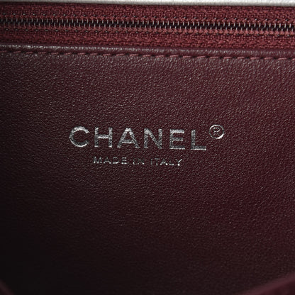Chanel Metallic Caviar Quilted Medium CC Filigree Flap Silver 6 of 11