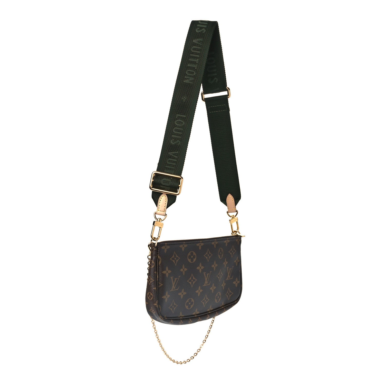 Louis Vuitton Monogram Multi Pochette Accessories Kaki 3 of 9