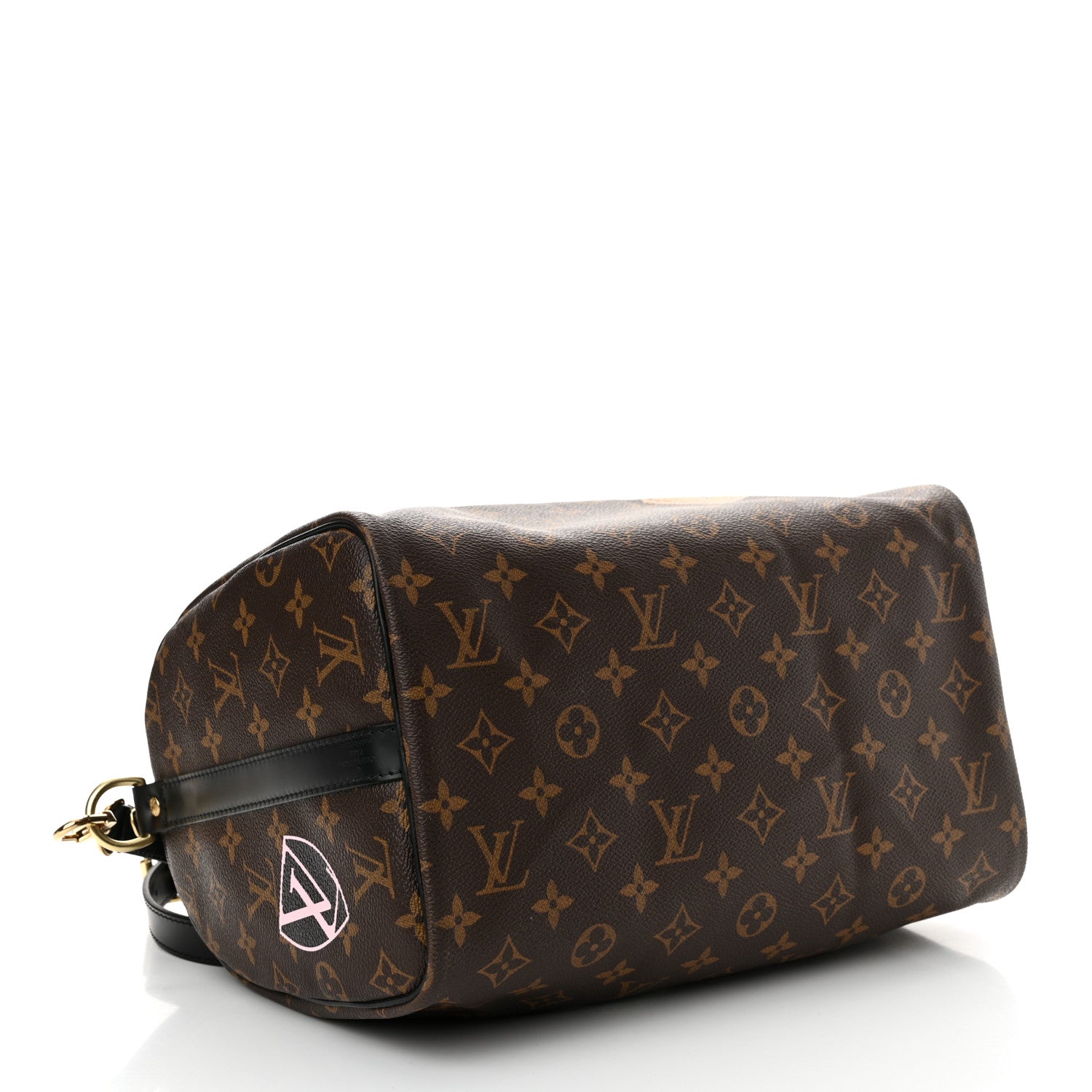 Louis Vuitton Monogram My World Tour Speedy Bandouliere 30 Black 4 of 10