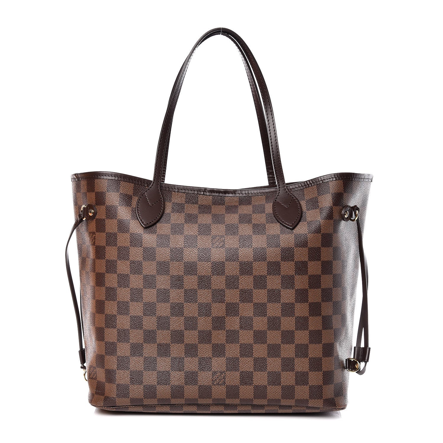 Louis Vuitton Damier Ebene Neo Neverfull MM Rose Ballerine 1 of 19