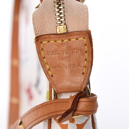Louis Vuitton Monogram Multicolor Pochette Accessories White 6 of 9