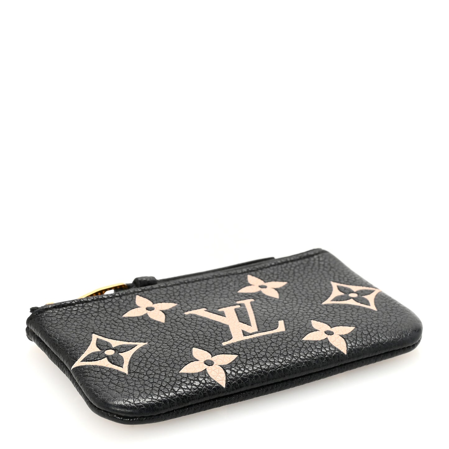 Empreinte Monogram Giant Key Pouch Black Beige