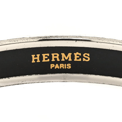 Hermes Enamel Printed Narrow Caleche Bracelet 70 4 of 5