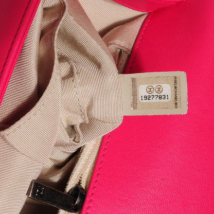 Chanel Lambskin Quilted New Medium Boy Flap Pink 7 of 9