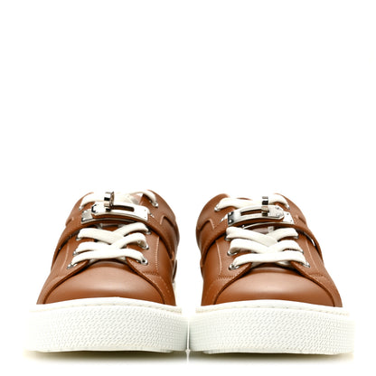 Hermes Calfskin Day Sneakers 36.5 Naturel 3 of 11