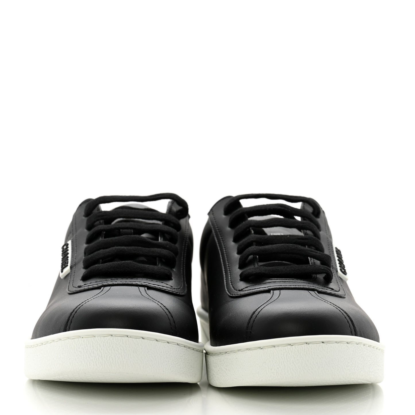 Calfskin CC Womens Sneakers 40 Black