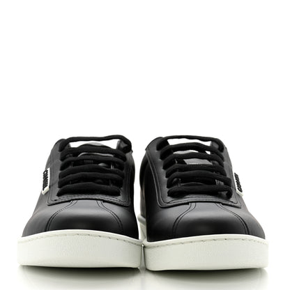 Chanel Calfskin CC Womens Sneakers 40 Black 4 of 10