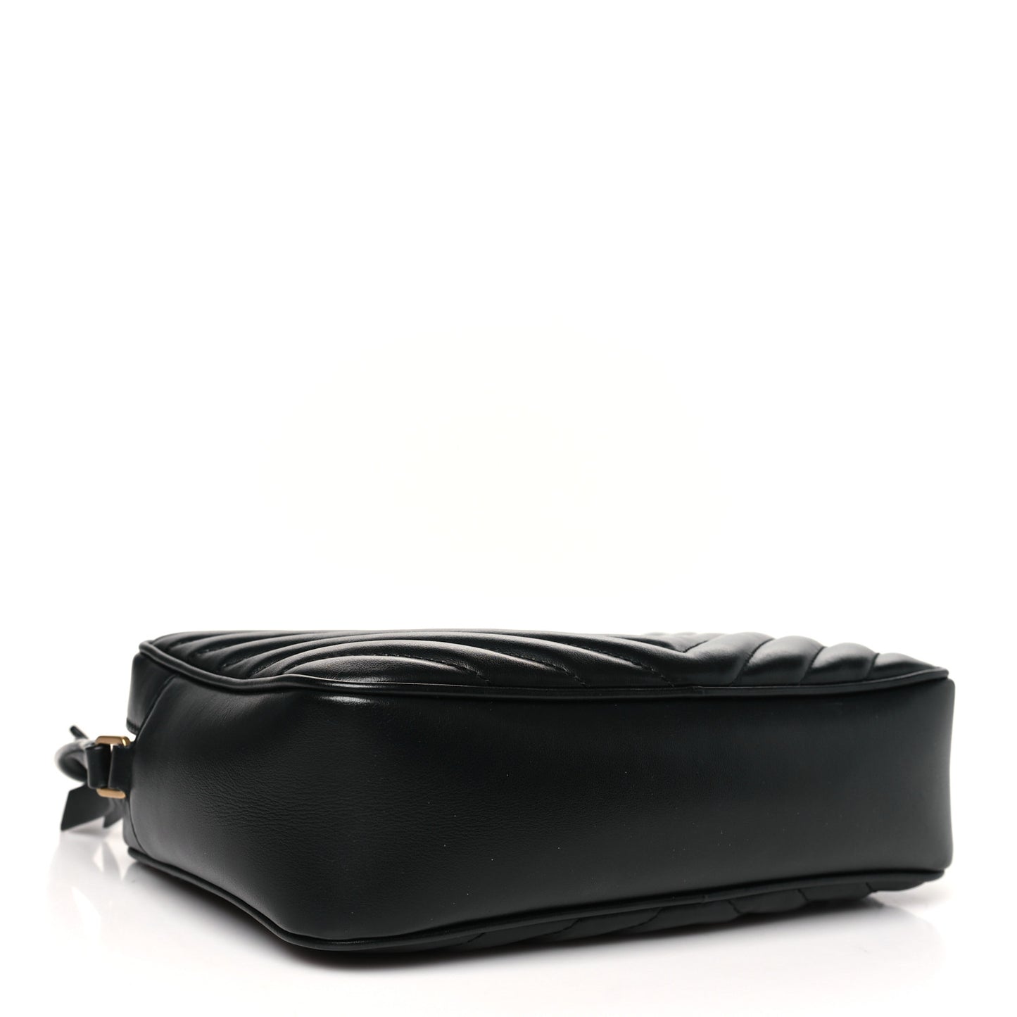 Calfskin Matelasse Monogram Lou Camera Bag Black